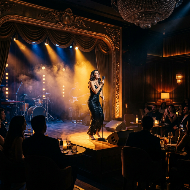 Live music performance at The Room